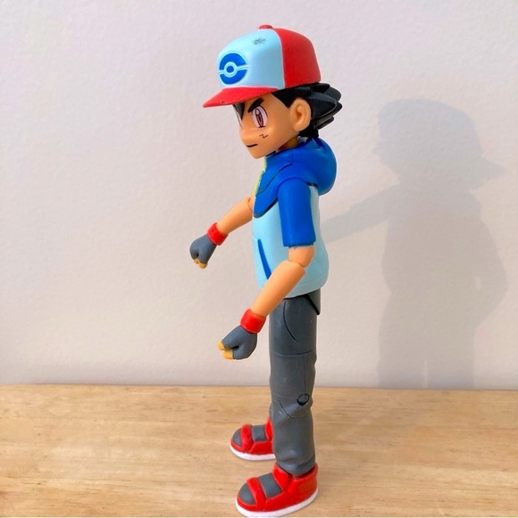 2011 Pokemon Ash Ketchum 7” Action Figure Jakks - Picture 4 of 6